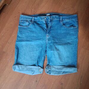 Long Jean Shorts